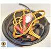 Image 1 : HD DRAIN PAN W/ CONTENTS; BOOTSER CABLES, ETC
