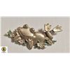 Image 1 : VINTAGE FROG ON LILY PAD BROOCH (METAL)