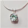 Image 1 : JP896-112 SILVER CZ NECKLACE