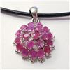 Image 1 : JP896-138 SILVER RUBY(2CT) PENDANT