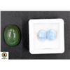 Image 1 : #96-NATURAL  BLUE  OPAL 5.90CT & AVENTURINE 17.22C