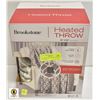 Image 1 : BROOK STONE HEATED THROW 50 IN X 60 IN