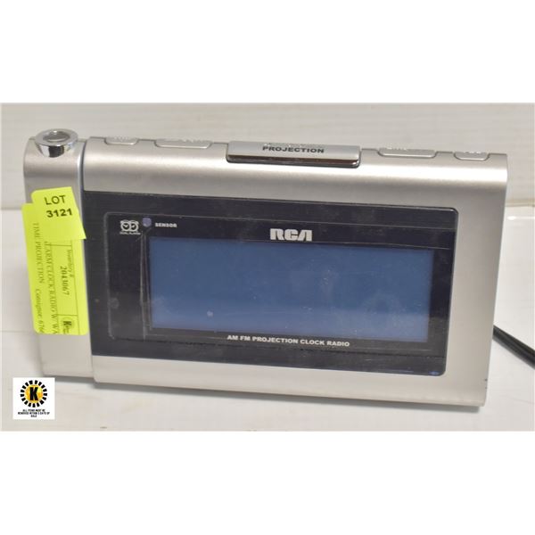 RCA ALARM CLOCK RADIO W WALL TIME PROJECTION rca-alarm-clock-radio-w-wall-time-projection