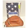 U.S.A. 3FTX5FT FLAG IN PACKAGE & LEATHER HAT TOGET