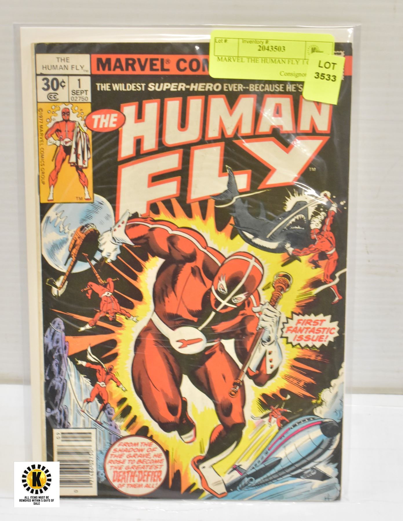 MARVEL THE HUMAN FLY 1 COMIC
