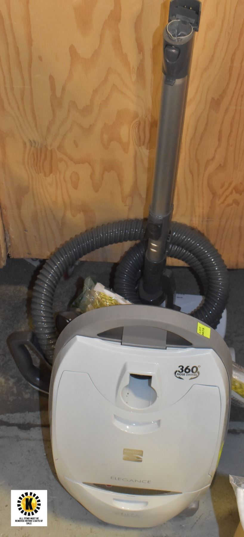KENMORE ELEGANCE CANISTER VACUUM MODEL 116 WITH KENMORE ELEGANCE CANISTER VACUUM MODEL 116 WITH