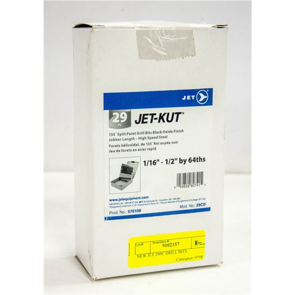 NEW JET 29PC DRILL BITS