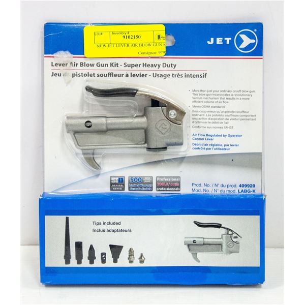 NEW JET LEVER AIR BLOW GUN KIT