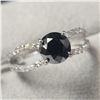 BZ1320-9 14 BLACK DIAMOND RING