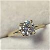Image 1 : BZ1359-8 10K WHITE MOISSANITE RING