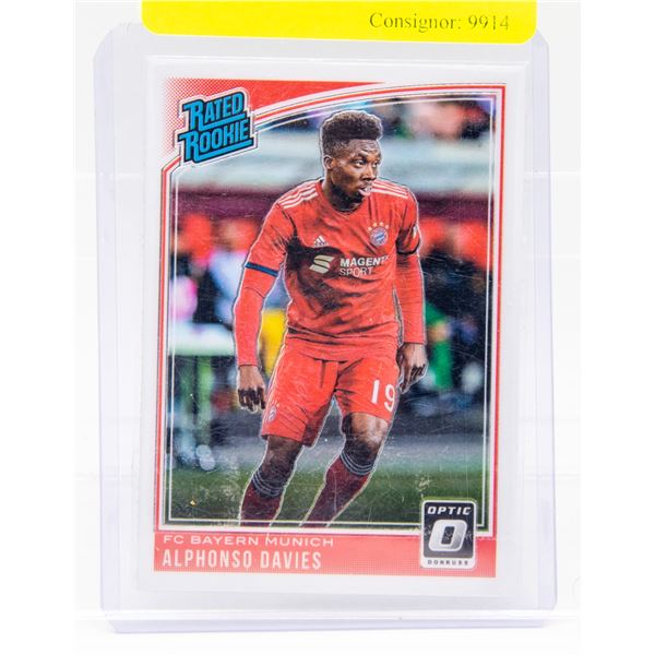 ALPHONSO DAVIES ROOKIE CARD