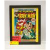 Image 1 : 20 CENT IRONMAN NO. 54 COMIC BOOK FRAMED