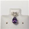 Image 1 : BZ1359-44 14K YELLOW GOLD AMETHYST PENDANT