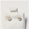 Image 1 : BZ1359-28 10K YELLOW GOLD WHITE TOPAZ EARRINGS