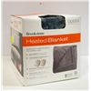 Image 1 : BROOK STONE SIZE: QUEEN 84 X 90 HEATED BLANKET