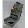 NEW 19 PC  HSS STRAIGHT SHANK TWIST DRILL BIT SET