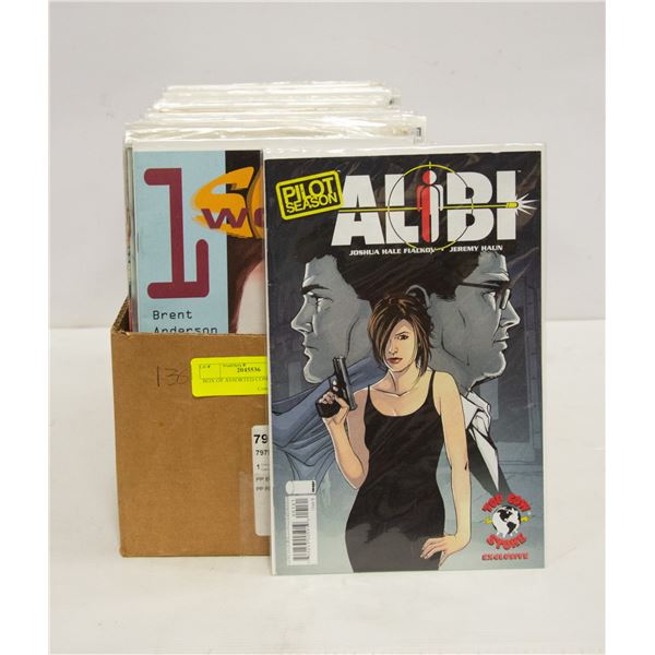 BOX OF ASSORTED COMIC BOOKS