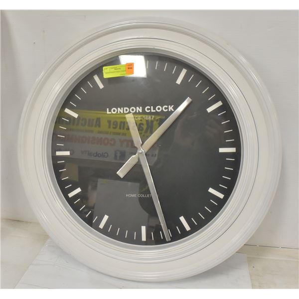 24INCH WHITE WALL CLOCK