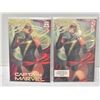 Image 1 : CAPTAIN MARVEL #1 STEPHANIE HANS STORE SET VIRGIN