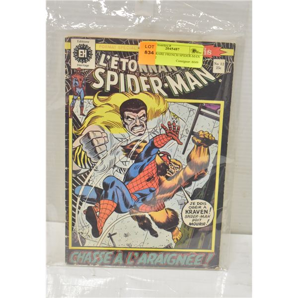 FRENCH SPIDER-MAN #12 1972