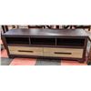 Image 1 : WOODEN TV CONSOLE 60" X 16" X 22"