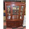 Image 1 : CHINA CABINET WITH INNER LIGHTING APPROX H-82"