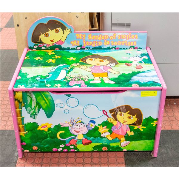 Dora Box Design DORA THE EXPLORER TOY BOX APPROX 25