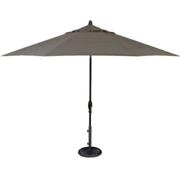 NEW GREY 11FT PATIO UMBRELLA