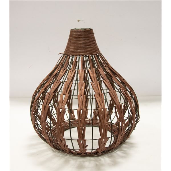 WICKER STYLE LAMP SHADE