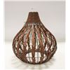 Image 1 : WICKER STYLE LAMP SHADE