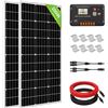 Image 1 : NEW REPACKED ECO WORTHY 200W SOLAR PANEL KIT