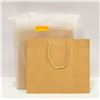 Image 1 : NEW 25 PACK OF QUALITY BROWN GIFT BAGS WITH HANDLE