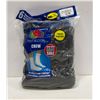 Image 1 : FRUIT OF LOOM CREW SOCKS, SIZE 12-18,BLACK