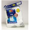 Image 1 : FRUIT OF THE LOOM MENS WHITE CREW SOCKS SIZE