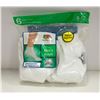 Image 1 : FRUIT OF THE LOOM MENS WHITE ANKLE SOCKS SIZE