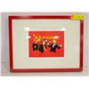 Image 1 : FRAMED THREAD LESS PRINT - "THE COMMUNIST PARTY"