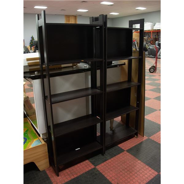 PAIR OF IKEA BOOK SHELVES