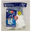 Image 1 : FRUIT OF THE LOOM MENS WHITE CREW SOCKS SIZE