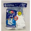 Image 1 : FRUIT OF THE LOOM MENS WHITE CREW SOCKS SIZE