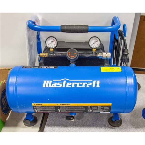 MASTERCRAFT PORTABLE AIR COMPRESSOR - 1/3 HP,