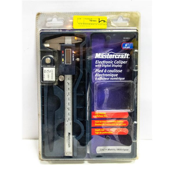 NEW MASTERCRAFT 6 -ELECTRONIC CALIPER WITH