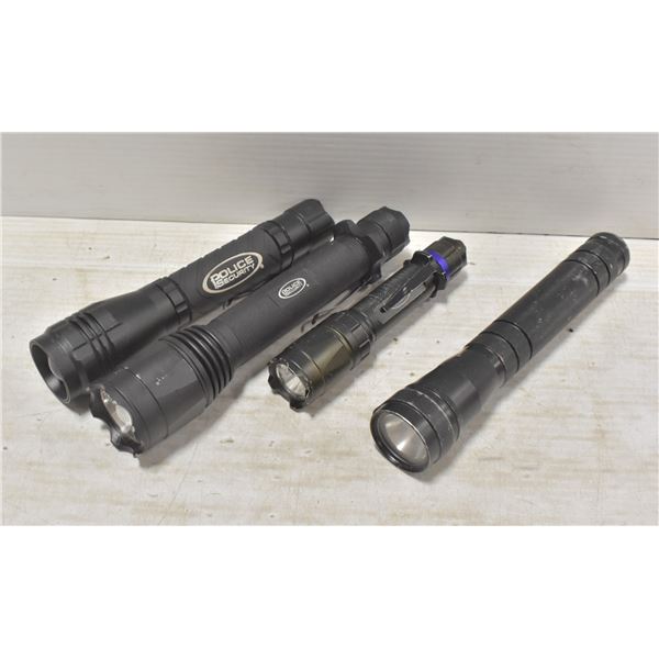 POLICE SECURITY FLASHLIGHTS