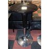 Image 1 : BAILIFF SEIZURE: BLACK BISTRO TABLE H-41" D-23.5"
