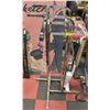 Image 1 : ADJUSTABLE CHROME CLOTHES RACK W 4 AJUSTABLE RACKS