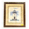 JAYMAN SHOW HOME LIGHTHOUSE MATTED PRINT