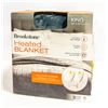 Image 1 : BROOK STONE SIZE: KING 90 X 100 HEATED BLANKET