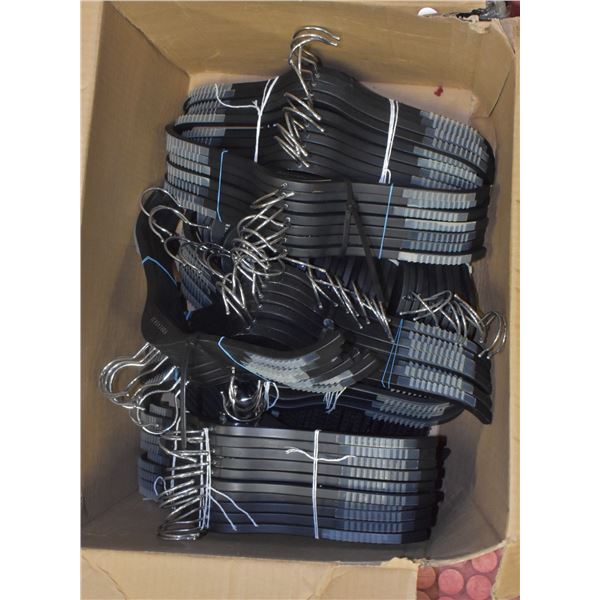 BOX OF HANGERS