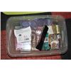 Image 1 : CLEAR BIN WITH LOTS OF JEWELLERY MAKING