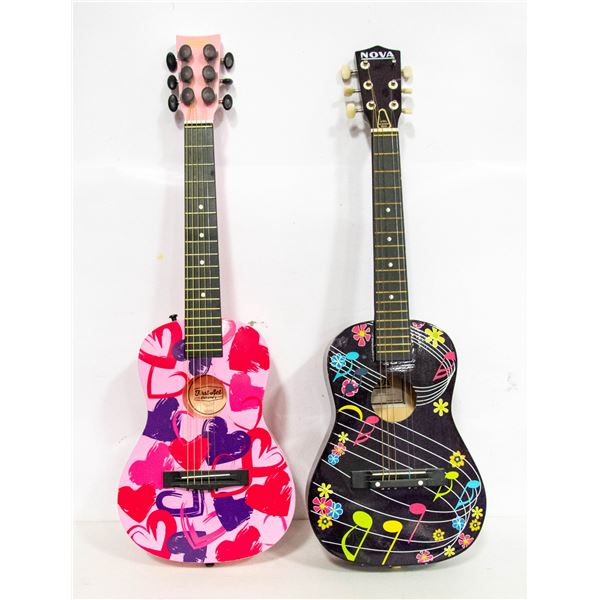 2 CHILDRENS GUITARS