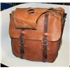 Image 1 : BOX WITH LEATHER EQUINE SADDLE BAGS -